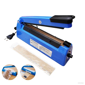 Manual Impulse Sealer Heat Sealing Machine Heating Sealer 200mm/300mm Kitchen Food Vacuum Bag Sealer Plastic Bag Packing Tools 1