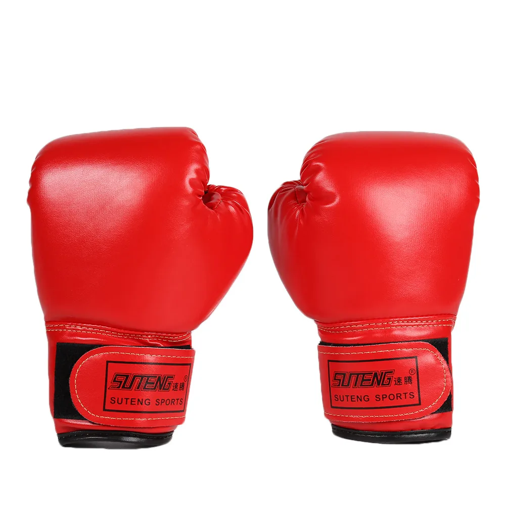 2Pcs Kids Boxing Gloves PU Leather Training Gloves Breathable Kickboxing Muay Thai Mitts for Boys Girls Youth