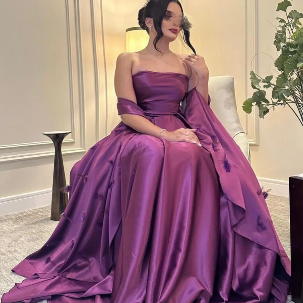 

Serendipity Summer Floor-Length A-Line Formal Occasion Strapless Evening Dress Elegant Party Dress for Charming Women 2023