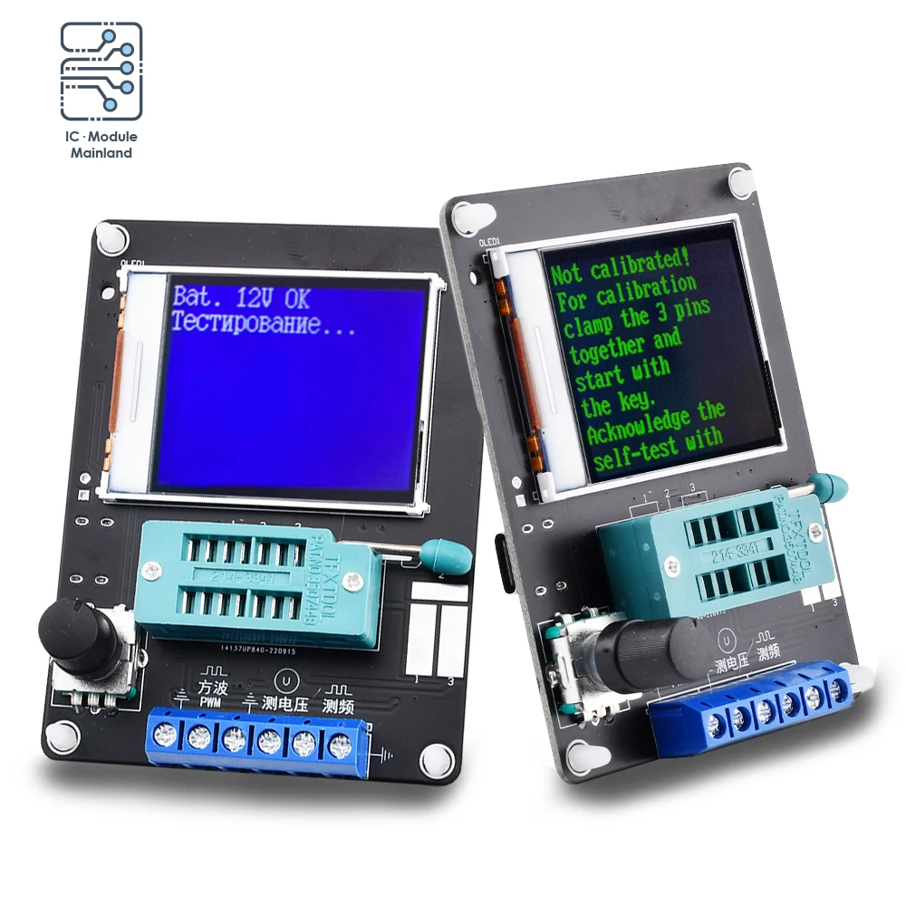 

Transistor Tester Diode Capacitance ESR Voltage Frequency Meter PWM Square Wave Signal Generator Soldering GM328A