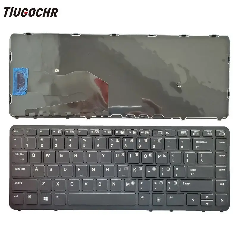 Tastiera Usa Per Hp Elitebook 840 G1 G2 850 G1 No Retroilluminato No Point Black