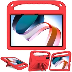 Kids Safe ShockProof EVA Tablet Cover with Stand - Playful Design for Xiaomi Pad 5 (Red)