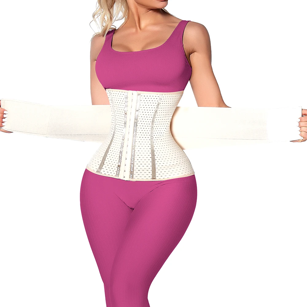 body shaper LAZAWG Slimming Waist Trainer Modeling Belt Shaper Waist Cincher Body Shaper Fat Compression Strap Girdle Firm Corset Magic tummy tucker Shapewear