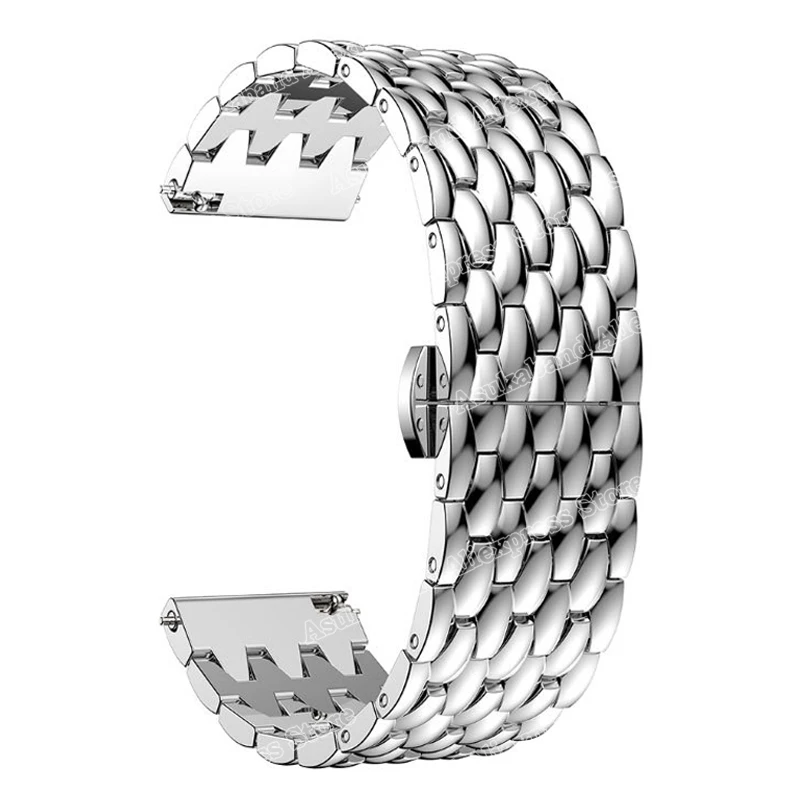 Universal Stainless Steel Quick Release Watch Band – 20mm & 22mm, Elegant Bracelet