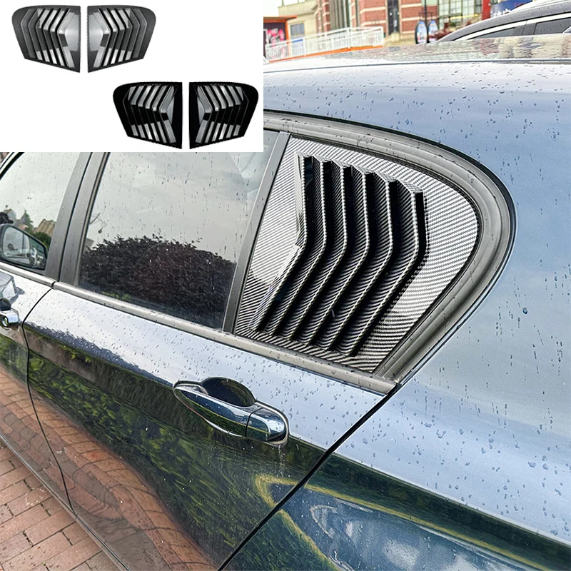 

Car Accessories Rear Window Scoop Louvers Side Vent Sun Shade Windshield Cover Sticker For BMW 1 Series F20 118i 120i 2011-2019