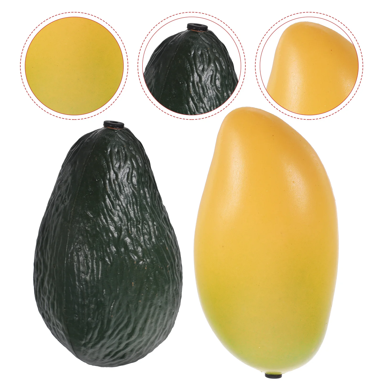 Shaker Maraca Mango Avocado Shape Fruit Shaker Percussion Shakers Musical Instruments Kids Educational Toys