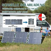 Panneau solaire pliable 800W – Chargeur portable 18V, générateur de station d'alimentation haute efficacité pour voiture, bateau, caravane et camping 6