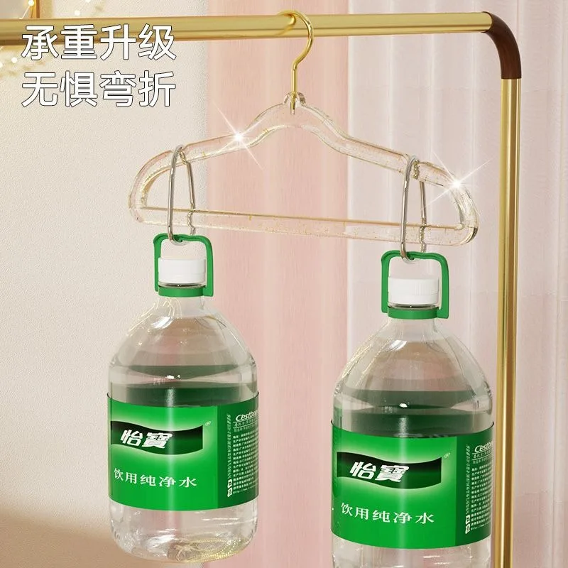 Acrylic Transparent Glitter Hanger with No Trace, Anti Slip, and Non Bulging Features for Storing Fairy Clothes 5