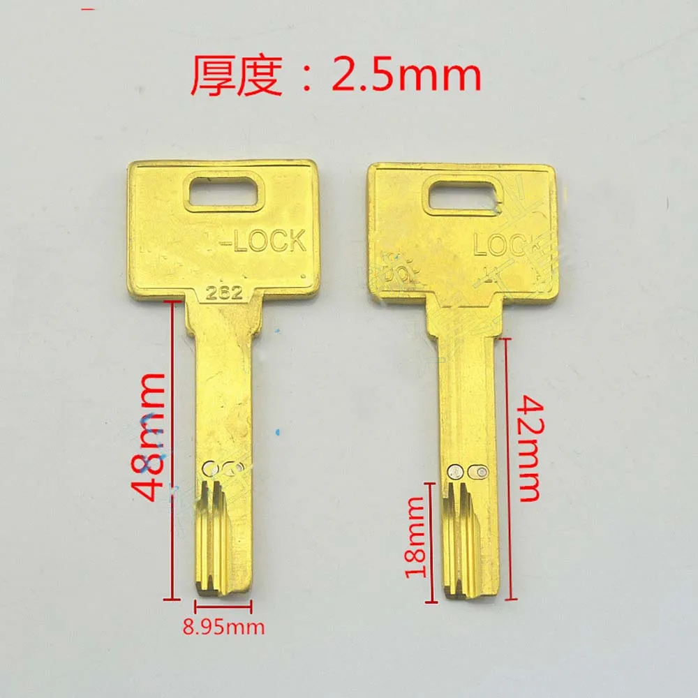 5PCS 136 252 262 266 Israel Key Embryo Suspended Bead Key Blanks JS 2828 Extra Classe Dimple Replacement