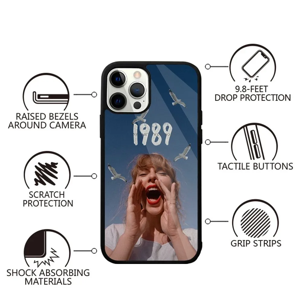 Funda para teléfono Tortured-T-TaylorS-TTPD-S-SwiftS para iPhone 16, 15, 14, 13, 12, 11, Plus, Pro, Max, Mini con carga inalámbrica magnética Magsafe