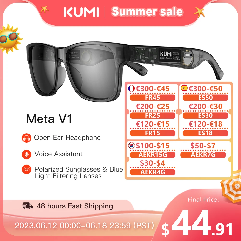 Waterproof Smart Bluetooth Sunglasses Glasses Bluetooth 4 Smart