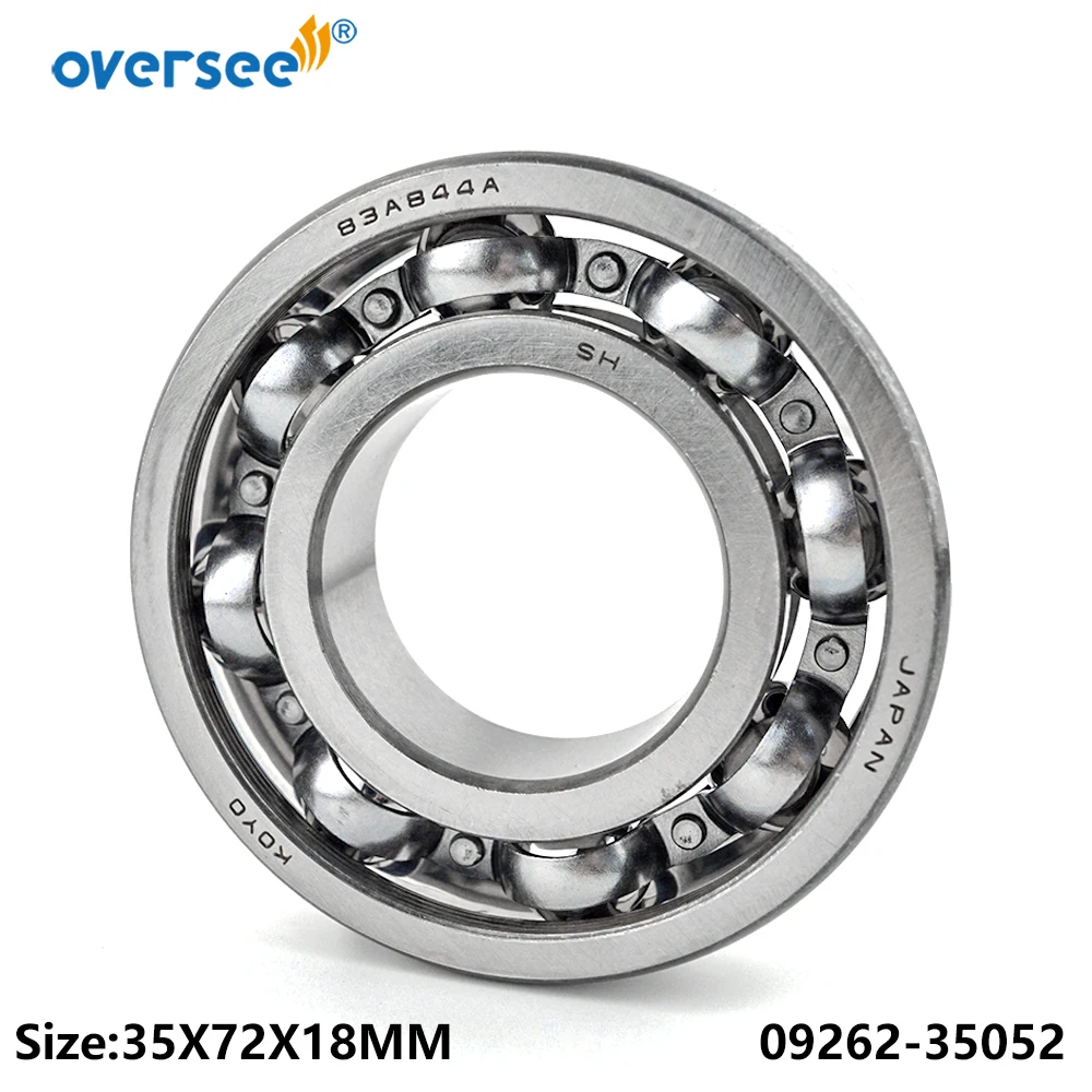 

09262-35052 шарикоподшипник для подвесного коленчатого вала SUZUKI, двухтактный бритвенный двигатель 35x72x18, морские запчасти