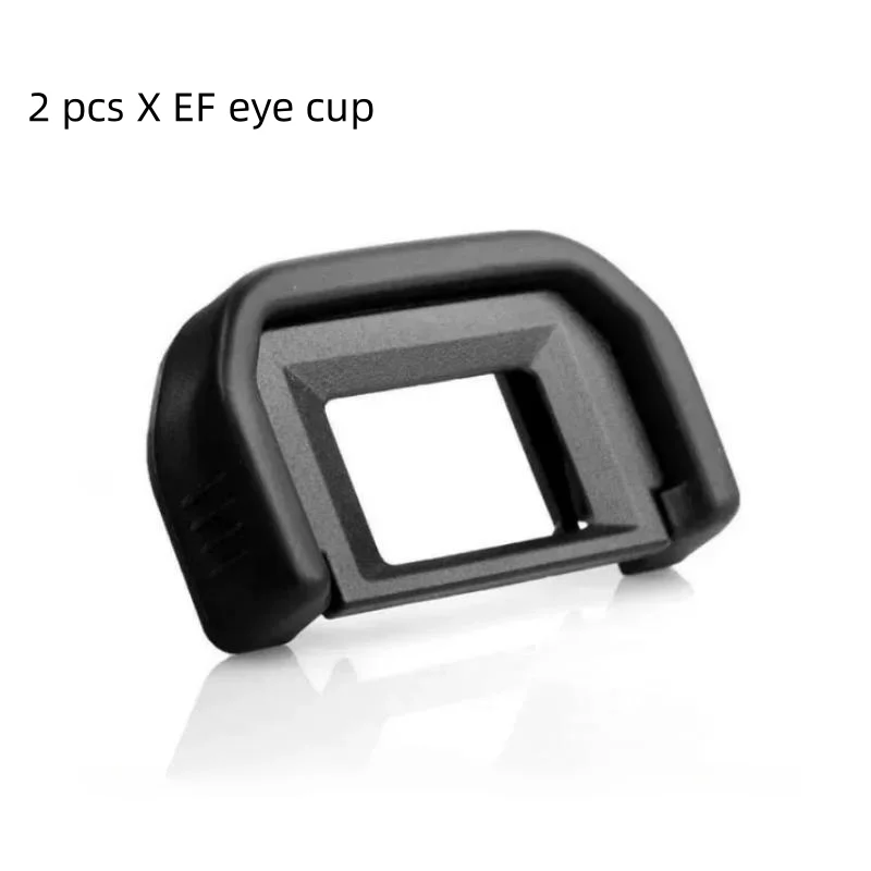 2 Pcs Ef Viewfinder Rubber Eye Cup Eyecup Per Canon 650D 600D 550D 500D 450D 1100D 1000D 400D Slr Camera Kit Accessori