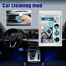 Car Cleaning Gel Putty Reusable Car Interior Detailing Computer Cleaning Gel Mud Keyboard Remover Auto Vent Cleaner Dust Du C3W8