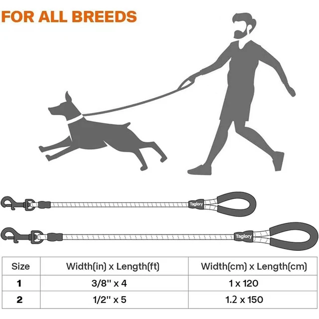 Reflective Leash Double Strap for Dogs Lead Retractable Dog Leash for Big Strong Dog Pet for Small Medium Dog Leash GXQ09 2
