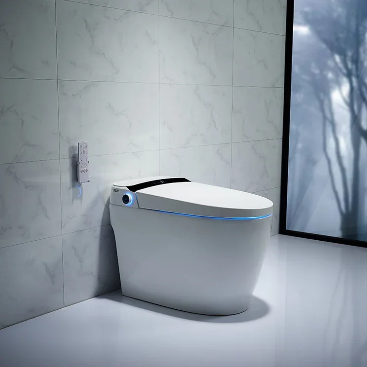 YYHC-Low price one piece wc toilet intelligent automatic sanitary wares 6