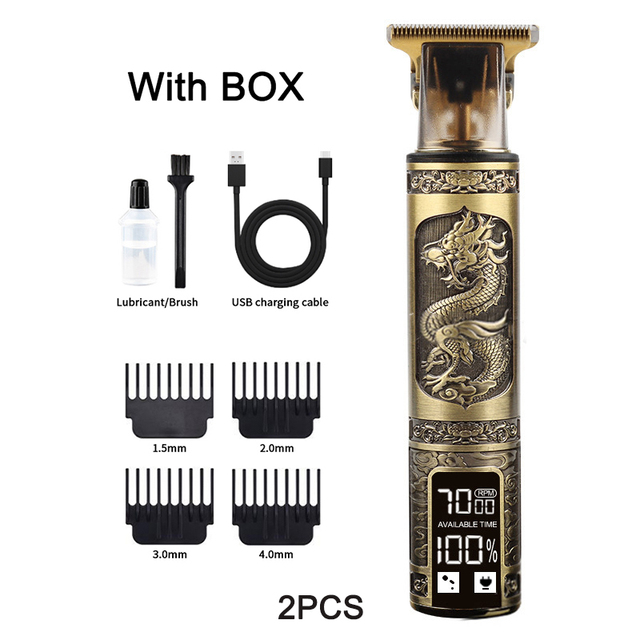 T9 USB Electric Hair Cutting Machine Rechargeable Hair Clipper Man Shaver Trimmer Men Barber Professional Beard Trimmer