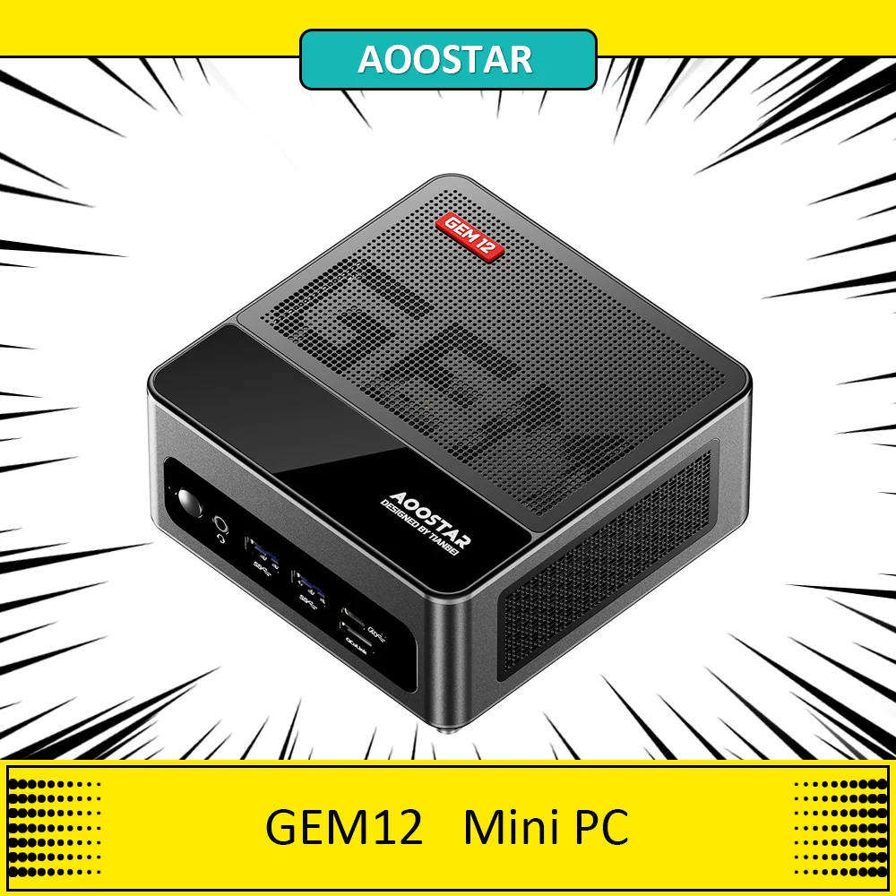か*も様 AOOSTAR GEM12 Ryzen 9 32GB ミニPC AOOSTAR GEM12 MAX AMD Ryzen 9 6900HX Mini PC（Available only