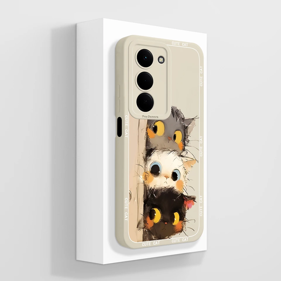 Cartoon Astronaut Kitten Fall Prevention High-Quality Case