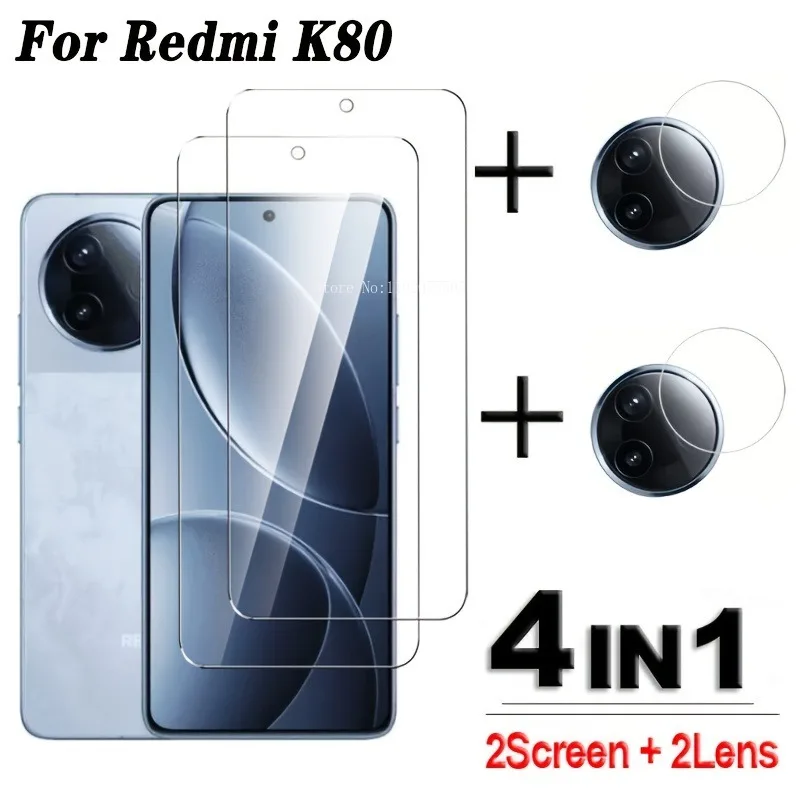 Ultimate 4-in-1 Ultra Clear Tempered Glass & Camera Lens Protector Set