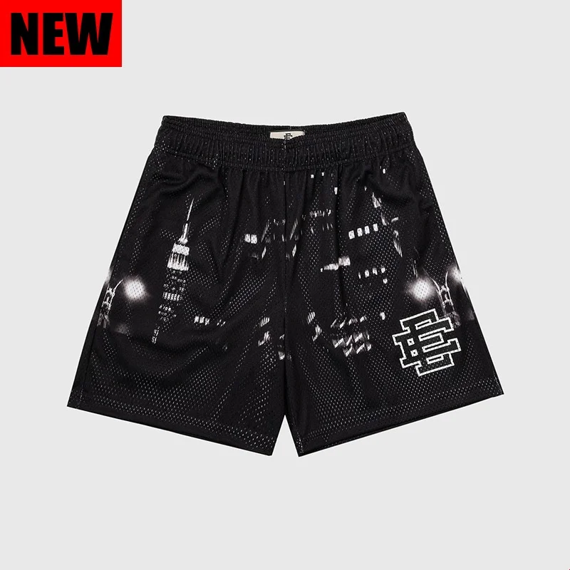 Sports Shorts Eric Emanuel EE Basic Mesh Gym Shorts Men's Basketball Beach Shorts Classic Floral Printed