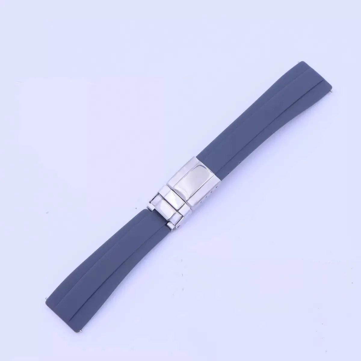 Universal 20mm Silicone Rubber Watch Strap - Versatile Wristband