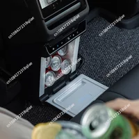 Réfrigérateur pour voiture Tesla Model Y, adapté à la réfrigération et au chauffage, petit congélateur pour lait maternel, rangée arrière. 3