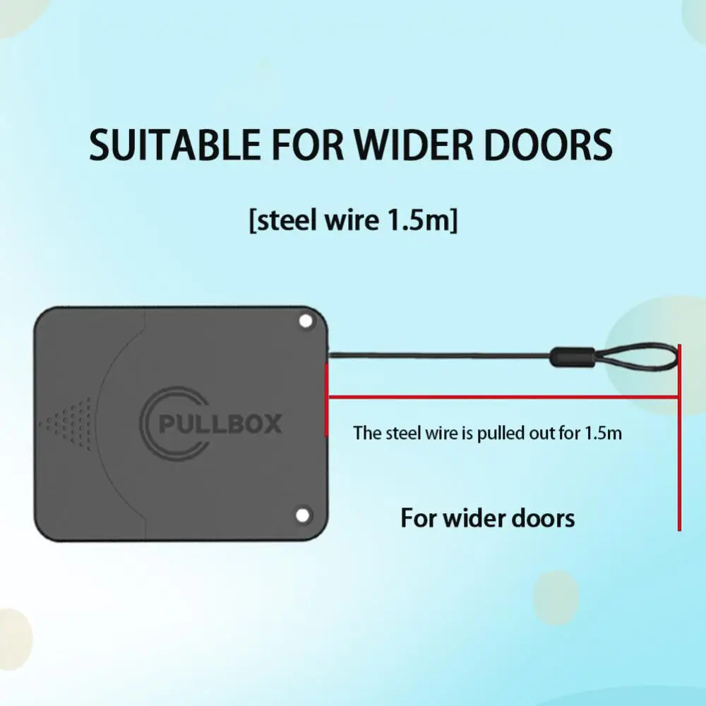 Sliding Door Glass Door Punch-free Adjustable Automatic Sensor Bracket Close Bracket Closer Easy To Install door closer