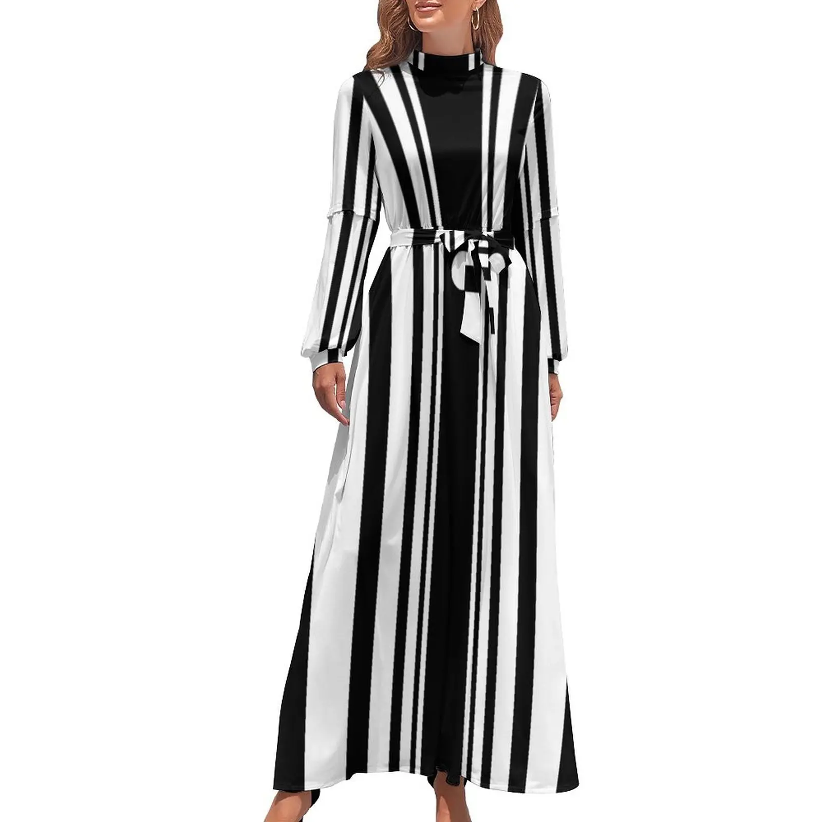 thumbnail image 1 of Vestido largo efecto Doppler Vestido elegante africano para mujer, 1 of 5