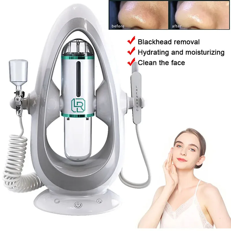 Peeling Beauty Device New Small Bubble Oxygen Injection Instrument Hydra Dermabrasion Aqua Facial Cleaning Suction Blackhead 3