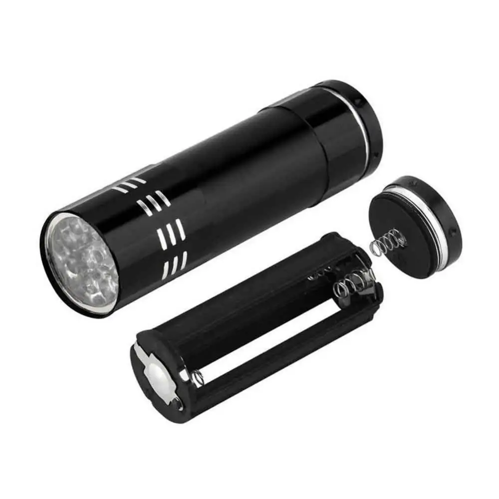 Mini Torch Light Lamp Multifunction UV Flashlight 9 LED Flashlight Ultraviolet Pet Urine Ore Money Fluorescence Light led flashlight mini flashlight led flashlights uv flashlight mini led flashlight led torch light
