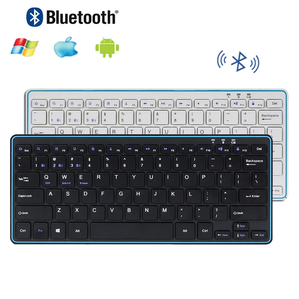 Portable Bluetooth Keyboard Wireless Gaming Keyboard Ergonomic Rechargeable Typec Silent