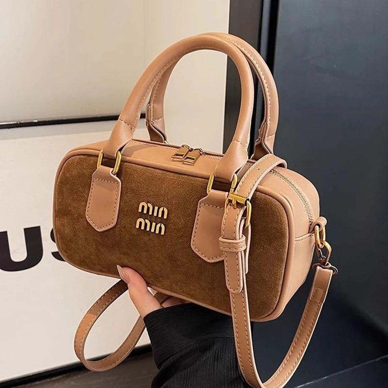 Shoulder Bag Crossbody Bag High End Retro Boston Hand-Held Pillow Bag New Fashionable Single Shoulder Crossbody Bags