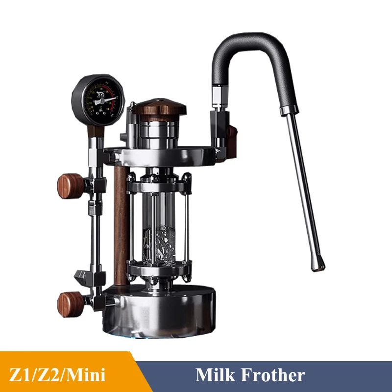 700ML Milk Frother Steamer High Pressure Dry Steam Coffee Milk Foamer for Espresso Adjustment 1Bar-2.5Bar 2