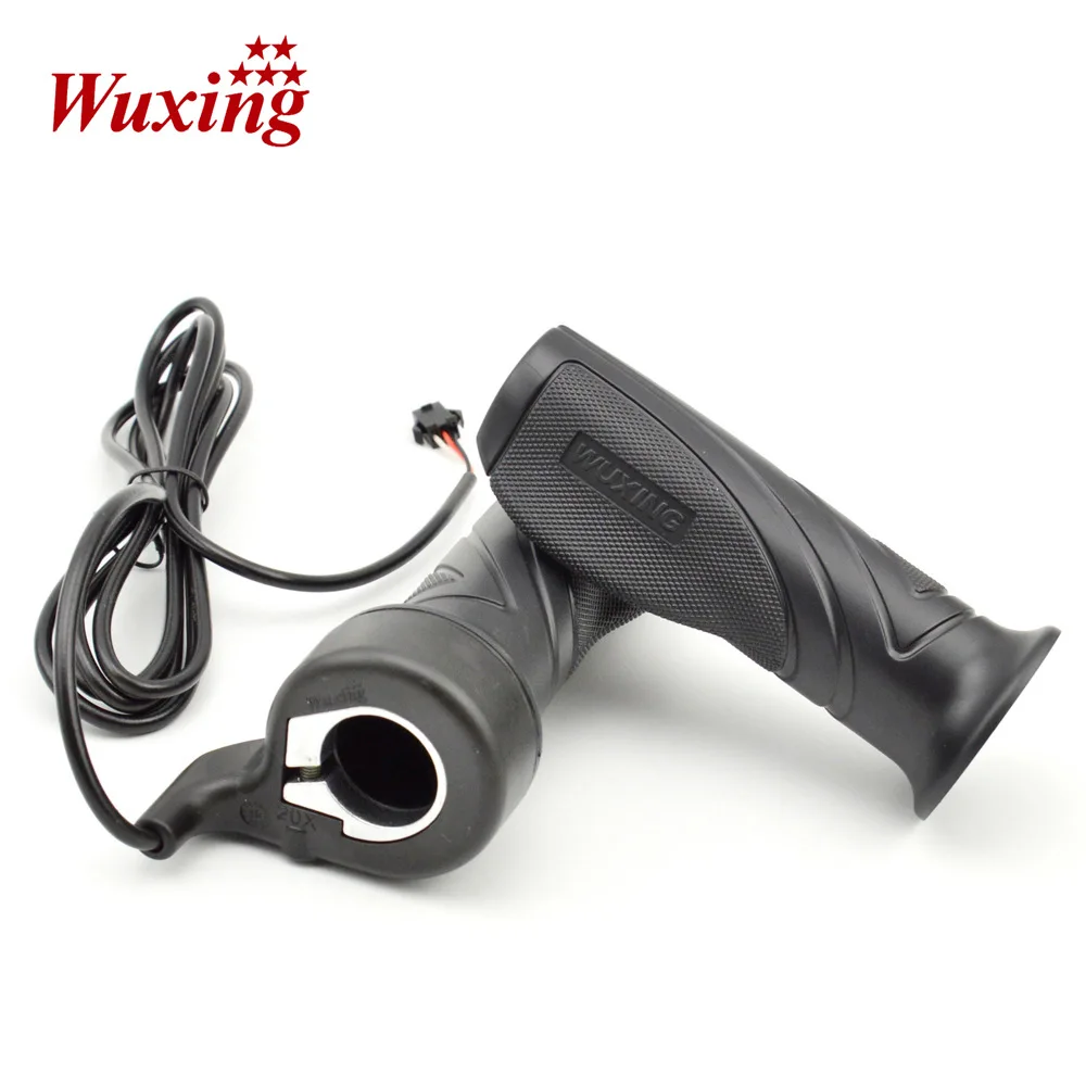 1 Pair Electric Bicycle WuXing Twist Throttle 36V 48V SM Plug Electric Scooter Handle E-bike Accessories