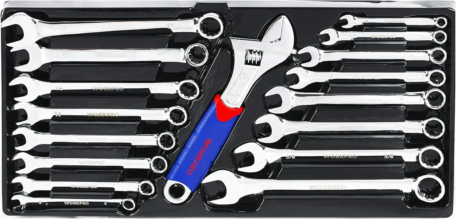408-Piece Mechanics Tool Set, General Household Home Repair Tool Kit with 3-Drawer Heavy Duty Metal Box, Hand Tool Kit Set 1 Pac 5
