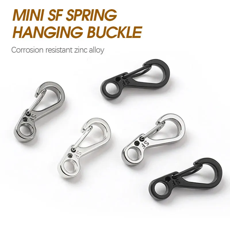 1~10PCS Lightweight Backpack Handy Carabiner Keychain Convenient Multi-use Edc Survival Equipment Camping Gear Snap Hook 5