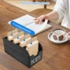 Wood Tea Bag Storage Box Versatile Sugar Packet Spice Pouches Divider Coffee Capsule Sorting Holder Tea Bag Organizer Home Decor 5