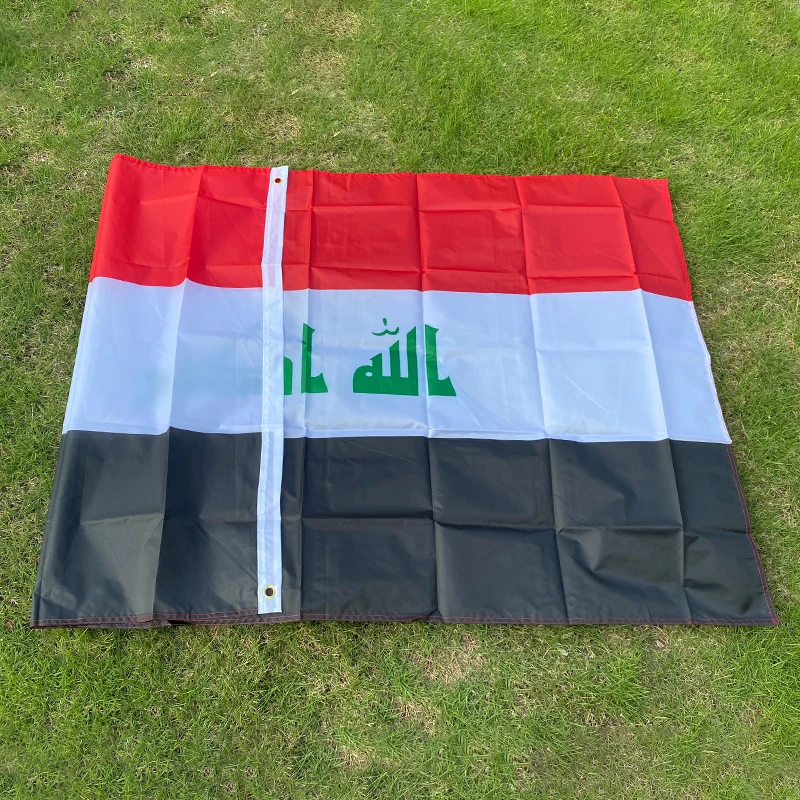 Aerxemrbrae flagge Irak Flagge Nation 3ft x 5ft Polyester Banner Brauch  flagge Alle über die welt