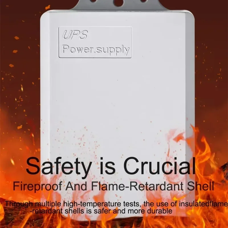 Waterproof UPS Uninterruptible Power Supply 12V 1.5A 3600mAh DC UPS Battery Backup For Router Monitoring Security Home Camera 5