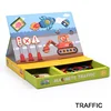 Mideer Wooden Magnetic traffic geometric Activities Dressing Puzzles Game Set Fun Reusable Stickers Kids Educational Toys 4