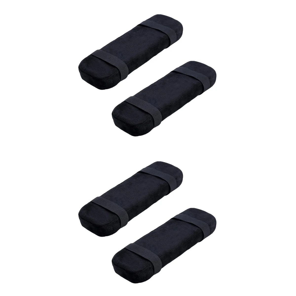 

4 Pcs Armrest Pad Wheelchair Cushions Pads Seat for Polyester Gaming Pillows Office Elbow