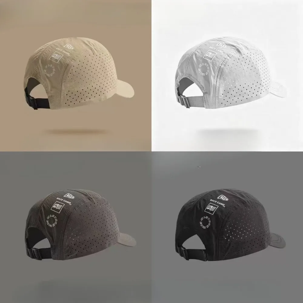 Casquette mesh légère pêche été - Brim court protection UV randonnée homme femme couple