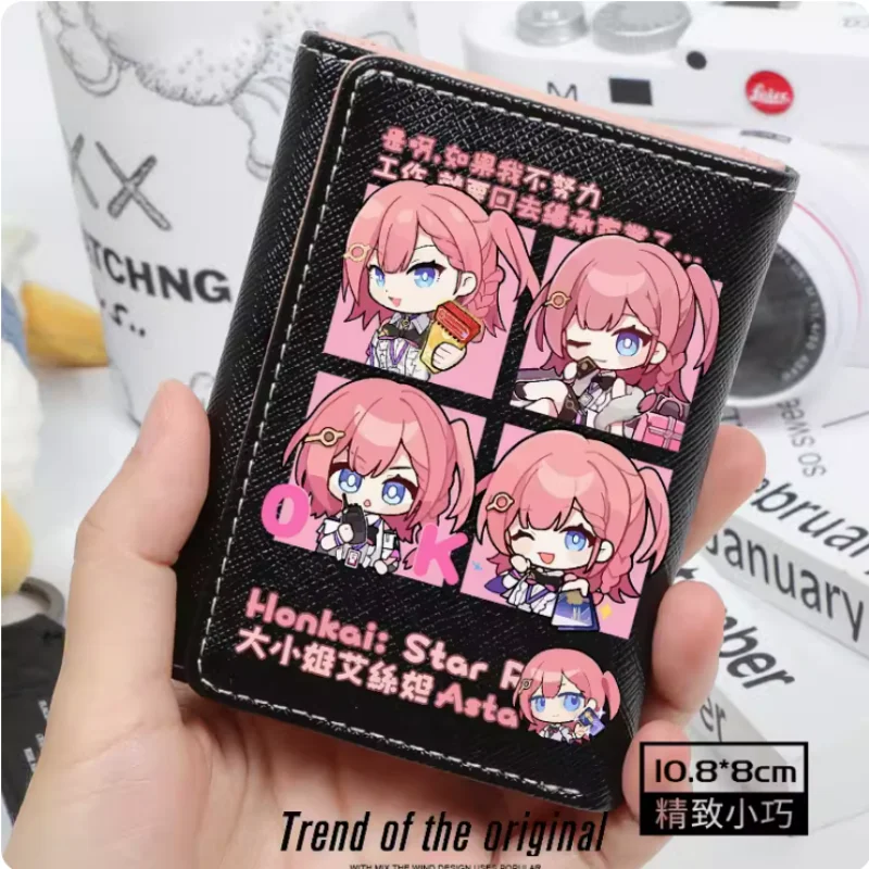 Anime Honkai: Star Rail Asta Wallet Women's Fold Bag Multi Card Large Capacity Fashion Wallet Gift