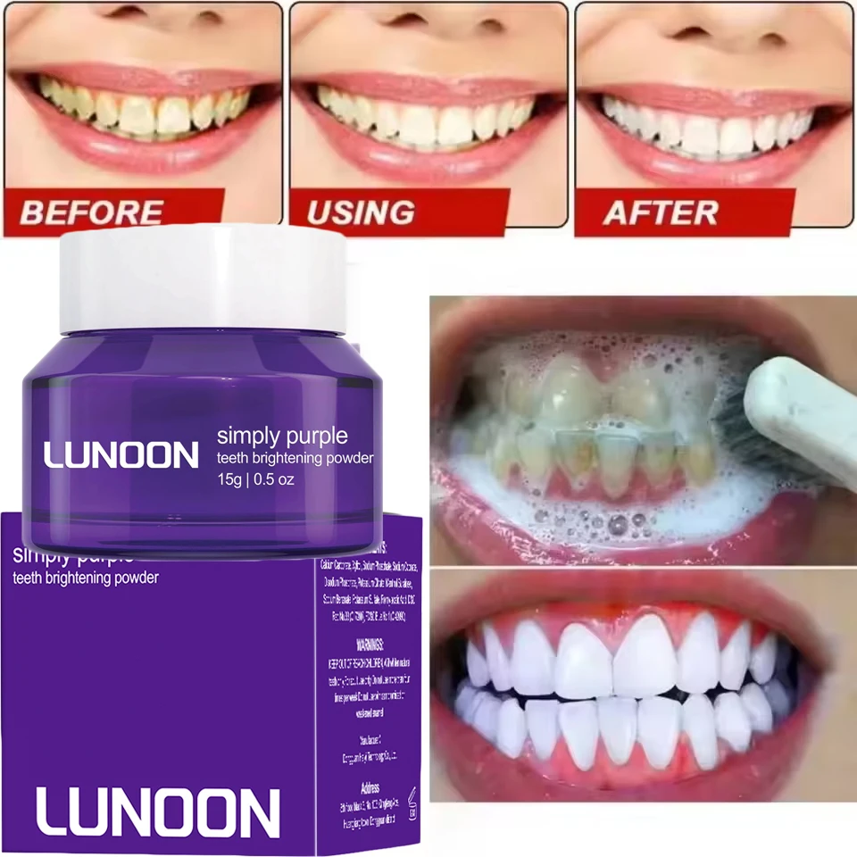 Teeth Whitening Powder Remove Plaque Stains Oral Hygiene Bleaching Dental Tools Tooth Care