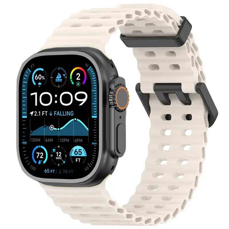 Ocean Strap For Apple Watch Band Ultra 3/2 49mm Series 11 10 46mm Sports Bracelet Wristband iWatch 9 8 7 6 5 SE 45mm 44mm Correa - Image 21