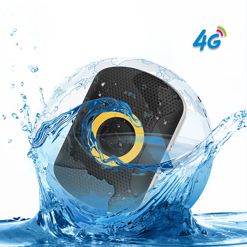 Dog GPS Tracking Collar Waterproof 4G Mini Cat Anti-Lost Alarm Locator Support Geo-Fence SOS Smart Kids Locator