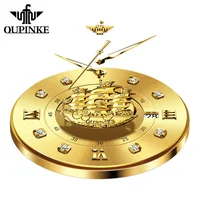 OUPINKE montres pour hommes haut de gamme importation suisse montre-bracelet mécanique automatique véritable or modèle de voilier montre de luxe pour hommes 3302 3