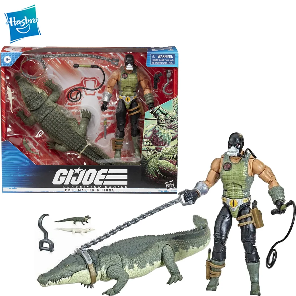 

Original Hasbro G.i. Joe Classified Series Croc Master & Fiona Action Figure Collection Model 6-Inch Toy Gift