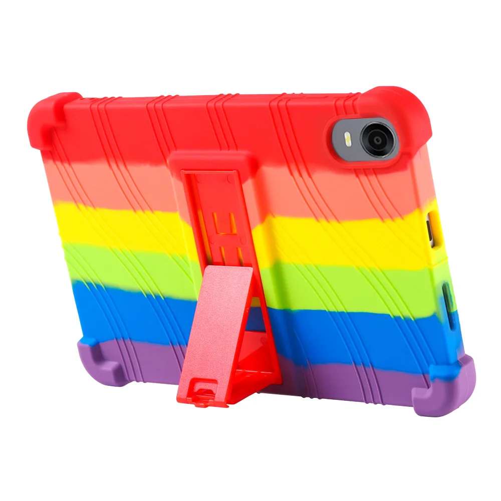 Children's Shockproof Silicone Kickstand Case - Durable Protective Cover